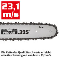 Hecht Benzin-Kettensäge 3.2 PS mit 45-cm-Schwert