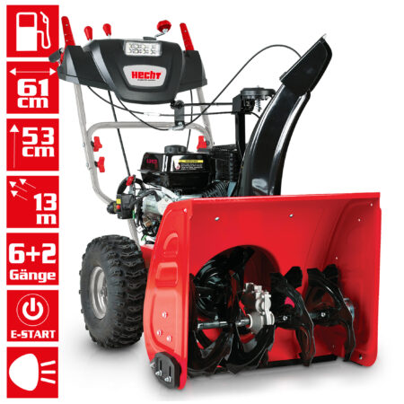 HECHT Benzin-Schneefräse 661 SE