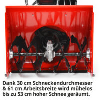 HECHT Benzin-Schneefräse 661 SE