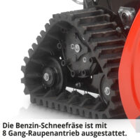 HECHT Benzin-Schneefräse 9534 SQ