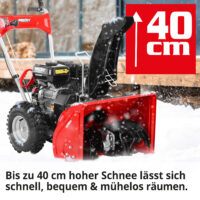 HECHT Benzin-Schneefräse 9555