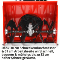 HECHT Benzin-Schneefräse 9661