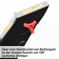 HECHT Benzin-Schneefräse 9661