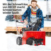 HECHT Benzin-Schneefräse 9661