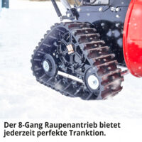 HECHT Benzin-Schneefräse 9666