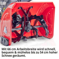 HECHT Benzin-Schneefräse 9666