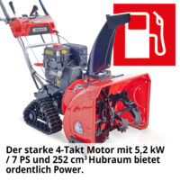 HECHT Benzin-Schneefräse 9666