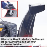 HECHT Benzin-Schneefräse 9666