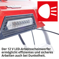 HECHT Benzin-Schneefräse 9666