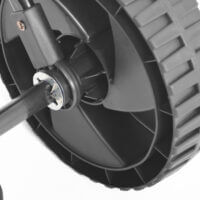 HECHT Düngerstreuer Salzstreuer Saatgutstreuer 27 Liter - Stufenlose Mengenkontrolle