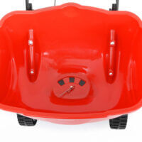 HECHT Düngerstreuer Salzstreuer Saatgutstreuer 27 Liter - Stufenlose Mengenkontrolle