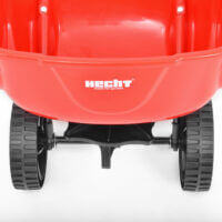 HECHT Düngerstreuer Salzstreuer Saatgutstreuer 27 Liter - Stufenlose Mengenkontrolle