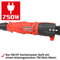 HECHT Elektro Hochentaster mit einer Reichweite von bis zu 280cm.