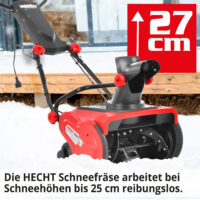 HECHT Elektro-Schneefräse 9200