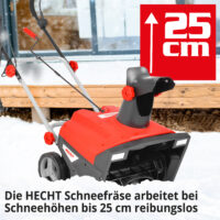 HECHT Elektro-Schneefräse 9235