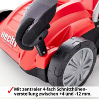 HECHT Elektro Vertikutierer 1420 für die Rasenpflege.