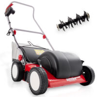 HECHT Elektro Vertikutierer 1700W mit 50l Grasfangkorb.