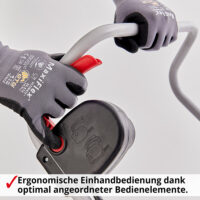 HECHT Elektro Vertikutierer 1700W mit 50l Grasfangkorb.