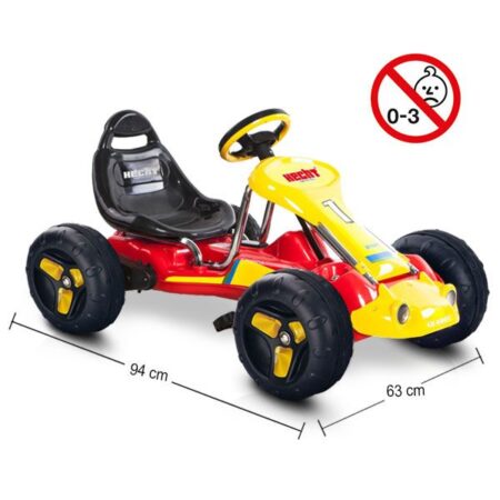 HECHT Go-Kart mit Pedalantrieb und Bremse