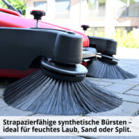 Hecht Handkehrmaschine CleanMax 105 mit 105 cm Arbeitsbreite, leise und effizient