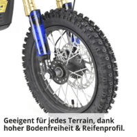 Hecht Kinder Elektro-Motorrad Dirtbike Blau 59100