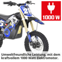 Hecht Kinder Elektro-Motorrad Dirtbike Blau 59100