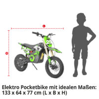 Hecht Kinder Elektro-Motorrad Dirtbike Grün 59100