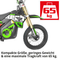 Hecht Kinder Elektro-Motorrad Dirtbike Grün 59100