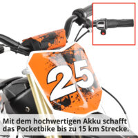 Hecht Kinder Elektro-Motorrad Dirtbike Orange 59100