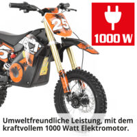 Hecht Kinder Elektro-Motorrad Dirtbike Orange 59100