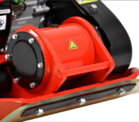 HECHT Plattenvibrator Rüttelplatte, Plattengröße 530x370mm.