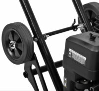 HECHT Plattenvibrator Rüttelplatte, Plattengröße 550x420mm.