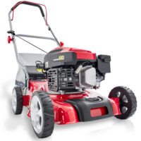 HECHT Benzin Rasenmäher 540 mit 4-Takt OHV Motor, 40,6 cm Schnittbreite, 40-Liter-Fangkorb und 3-facher Einzelrad-Schnitthöhenverstellung – wendig, kraftvoll und ideal für Flächen bis 700 m².