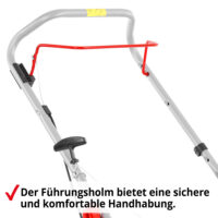 HECHT Benzin Rasenmäher 5408 mit 4-Takt OHV Motor, 40 cm Schnittbreite, 45-Liter-Fangkorb und 3-facher Schnitthöhenverstellung – kraftvoll, wendig und ideal für Flächen bis 700 m².