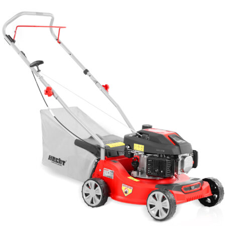 HECHT Benzin Rasenmäher 5408 mit 4-Takt OHV Motor, 40 cm Schnittbreite, 45-Liter-Fangkorb und 3-facher Schnitthöhenverstellung – kraftvoll, wendig und ideal für Flächen bis 700 m².