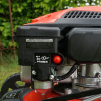 HECHT Benzin Rasenmäher 541 SW mit 4-Takt-Motor, 40 cm Schnittbreite, Radantrieb, 40-Liter-Fangkorb und 7-facher Höhenverstellung – kraftvoll, komfortabel und ideal für Rasenflächen bis 700 m².