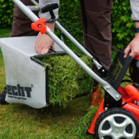 HECHT Benzin Rasenmäher 541 SW mit 4-Takt-Motor, 40 cm Schnittbreite, Radantrieb, 40-Liter-Fangkorb und 7-facher Höhenverstellung – kraftvoll, komfortabel und ideal für Rasenflächen bis 700 m².