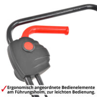HECHT Elektro Rasenmäher 1000 mit 1000-Watt-Motor, 32 cm Schnittbreite und 35-Liter-Fangkorb – ideal für kleine, verwinkelte Gärten bis 400 m², leicht und wendig.