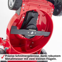 HECHT Elektro Rasenmäher 1641 mit 1600-Watt-Motor, 41 cm Schnittbreite, 50-Liter-Fangkorb mit Füllstandsanzeige, 7-facher Höhenverstellung und Mulchkit – ideal für Rasenflächen bis 800 m².