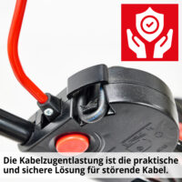 HECHT Elektro Rasenmäher 1803 S mit 1800-Watt-Motor, 46 cm Schnittbreite, 5-in-1 Funktion (Mähen, Fangen, Mulchen, Seitenauswurf, Laub zerkleinern), Radantrieb, 60-Liter-Fangkorb und 7-facher Höhenverstellung – ideal für Flächen bis 1.200 m².