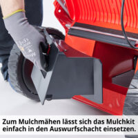 HECHT Elektro Rasenmäher 1803 S mit 1800-Watt-Motor, 46 cm Schnittbreite, 5-in-1 Funktion (Mähen, Fangen, Mulchen, Seitenauswurf, Laub zerkleinern), Radantrieb, 60-Liter-Fangkorb und 7-facher Höhenverstellung – ideal für Flächen bis 1.200 m².