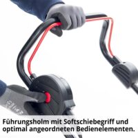 HECHT Elektro Rasenmäher 1844 mit 1800-Watt-Turbo-Motor, 42 cm Schnittbreite, 50-Liter-Fangkorb und zentraler Höhenverstellung – kraftvoll, leicht und ideal für Gärten bis 900 m².