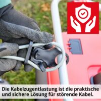 HECHT Elektro Rasenmäher 1844 mit 1800-Watt-Turbo-Motor, 42 cm Schnittbreite, 50-Liter-Fangkorb und zentraler Höhenverstellung – kraftvoll, leicht und ideal für Gärten bis 900 m².