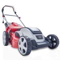 HECHT Elektro Rasenmäher 1845 mit 1800-Watt-Turbo-Motor, 46 cm Schnittbreite, 60-Liter-Fangkorb mit Füllstandsanzeige, Mulchkit und 7-facher Höhenverstellung – ideal für Rasenflächen bis 1.000 m².