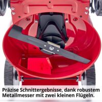 HECHT Elektro Rasenmäher 1845 mit 1800-Watt-Turbo-Motor, 46 cm Schnittbreite, 60-Liter-Fangkorb mit Füllstandsanzeige, Mulchkit und 7-facher Höhenverstellung – ideal für Rasenflächen bis 1.000 m².