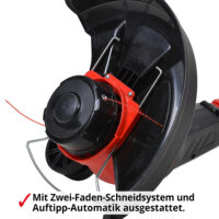 Hecht Rasentrimmer Elektro 630 mit 30cm Schnittbreite.