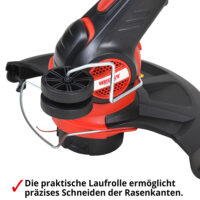 Hecht Rasentrimmer Elektro 630 mit 30cm Schnittbreite.