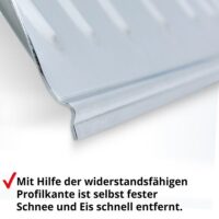 Hecht Schneeschaufel 46 cm breit