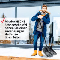 Hecht Schneeschaufel 50 cm breit