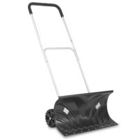 Hecht Schneeschieber mit Rollen